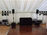 marquee wedding disco
